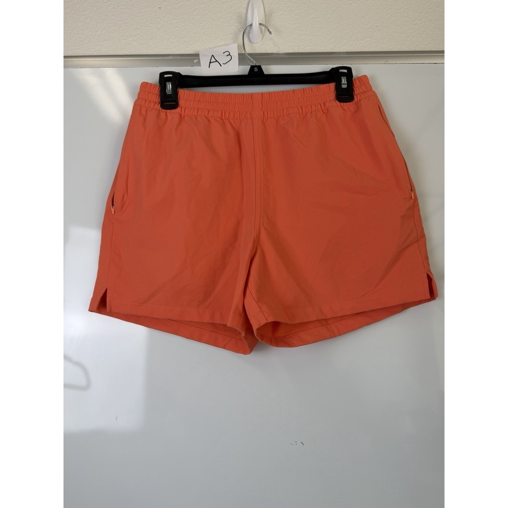 Outdoor Voices Shorts Men M Orange‎ Athletic Drawstring Stretch Pockets Stretch